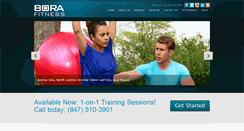 Desktop Screenshot of borafitness.com